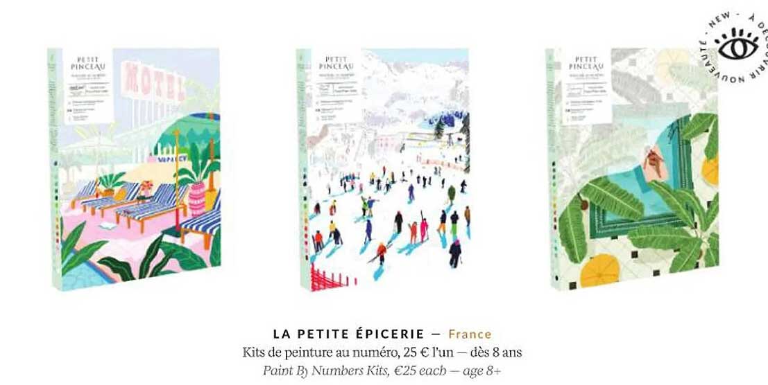 la petite épicerie kits de peinture au numéro
