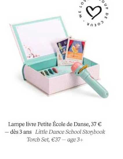 lampe livre petite école de danse