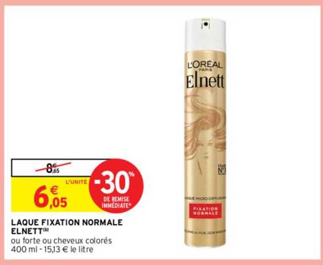 laque fixation normale elnett