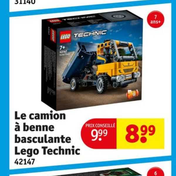 Le Camion à Benne Basculante Lego Technic 42147