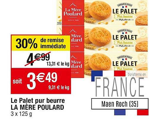 le palet pur beurre la mère poulard