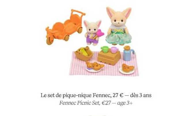 le set de pique-nique fennec