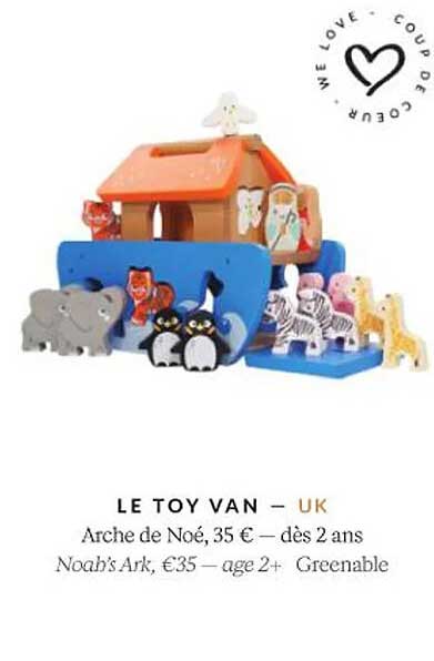 le toy van arche de noé