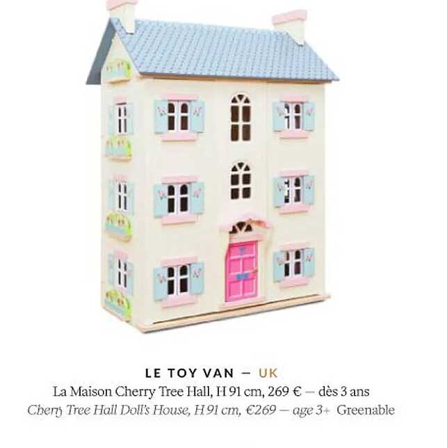 le toy van la maison cherry tree hall