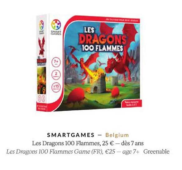 les dragons 100 flammes - smartgames