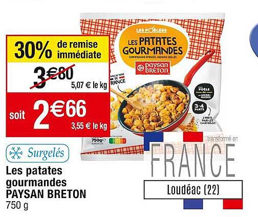 les patates gourmandes paysan breton