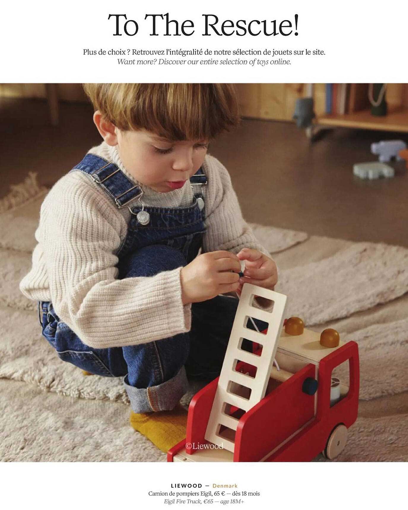 liewood camion de pompiers eigil