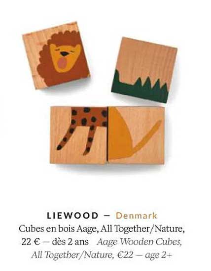 liewood cubes en bois age