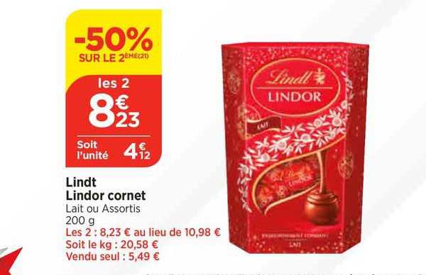 Lindt Lindor Cornet