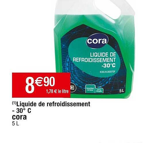 Liquide De Refroidissement -30°c Cora