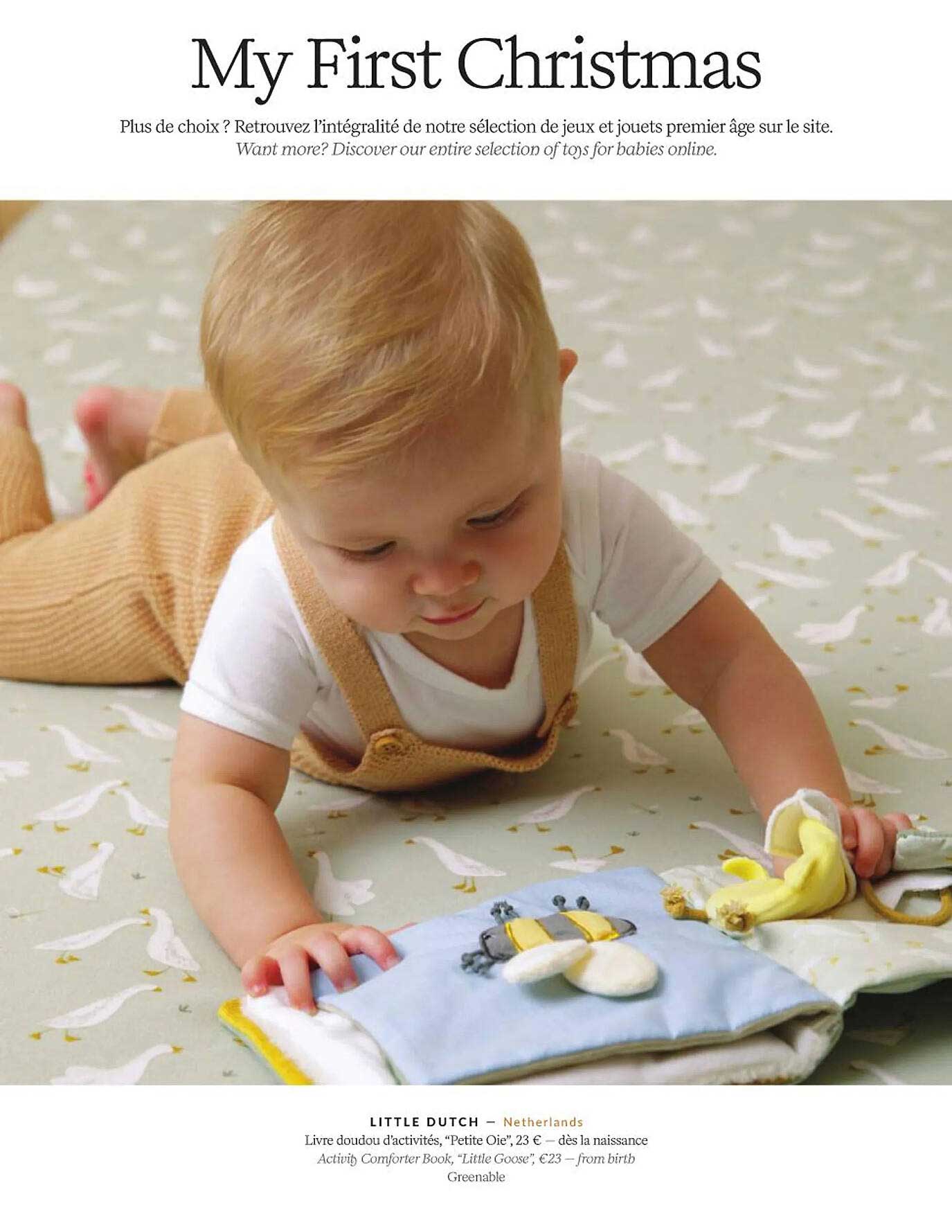 livre doudou d'activités - little dutch