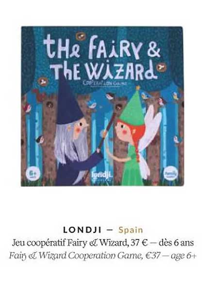 londji - jeu coopératif fairy & wizard