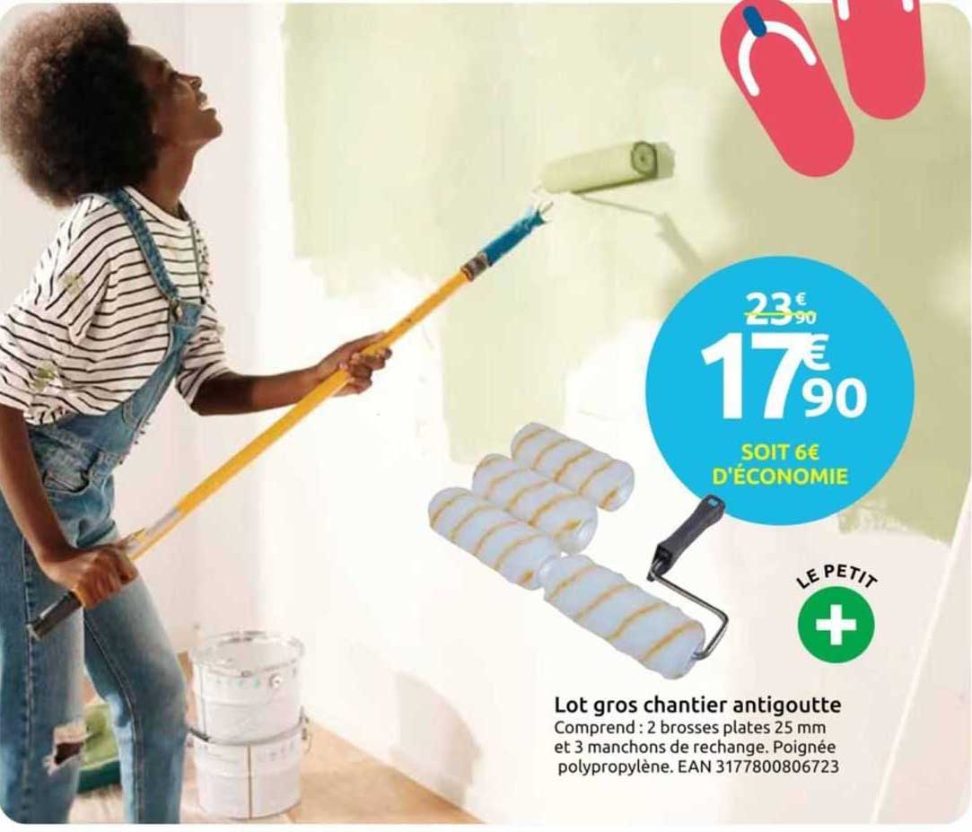 lot gris chantier antigoutte