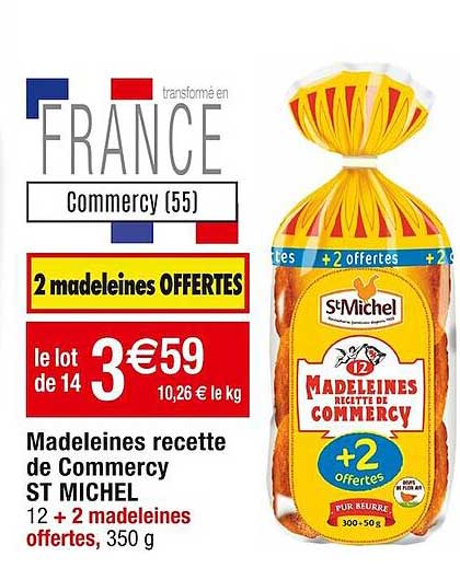 Madeleines Recette De Commercy St Michel