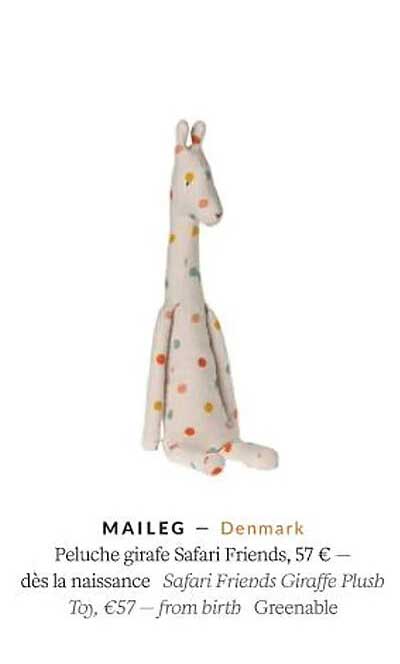 Maileg Peluche Girafe Safari Friends