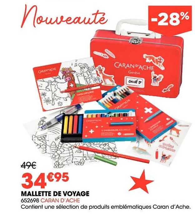 mallette de voyage caran d'ache
