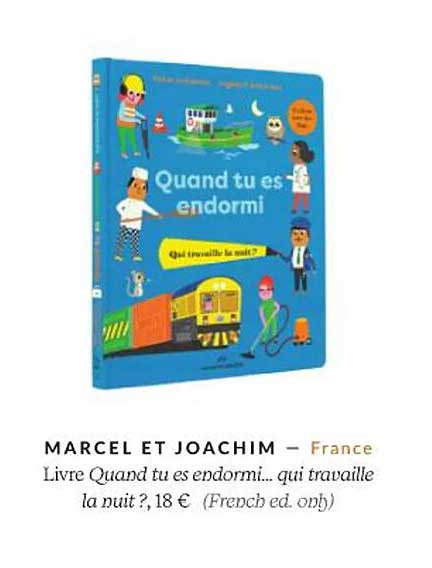 marcelet et joachim livre quand tu es endormi