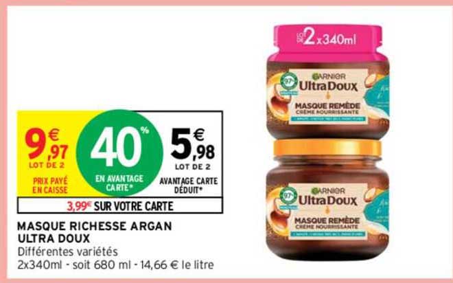 Masque Richesse Argan Ultra Doux