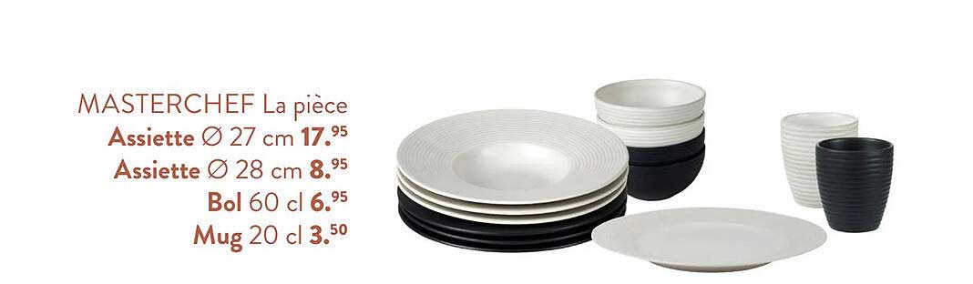 masterchef assiette, bol ou mug