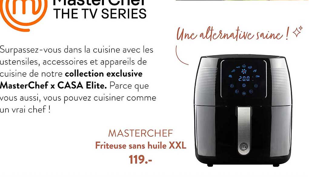 Masterchef Friteuse Sans Huile XXL