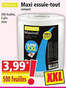 maxi essuie-tout compact lalynea