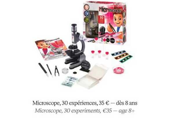 microscope, 30 expériences