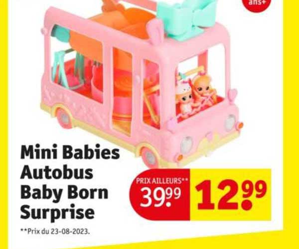 mini babies autobus baby born surprise
