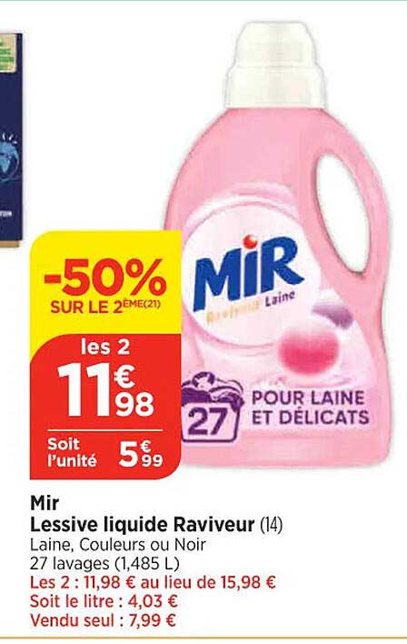 mir lessive liquide raviveur