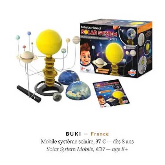 mobile système solaire - buki