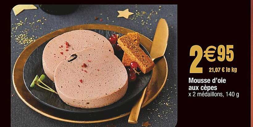 mouse d'oie aux cèpes