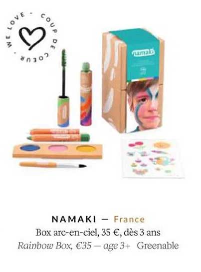 namaki box arc-en-ciel