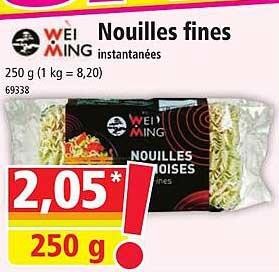 nouilles fines instantanées wei ming