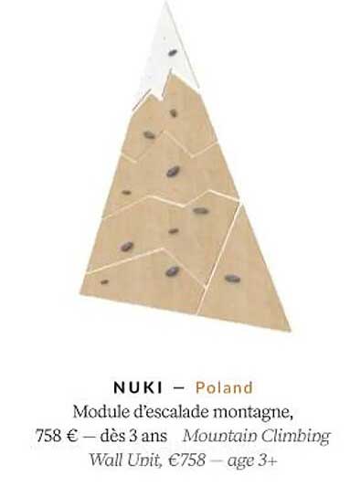 nuki module d'escalade montagne