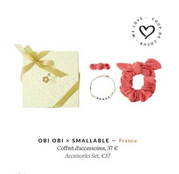 obi obi x smallable coffret d'accessoires