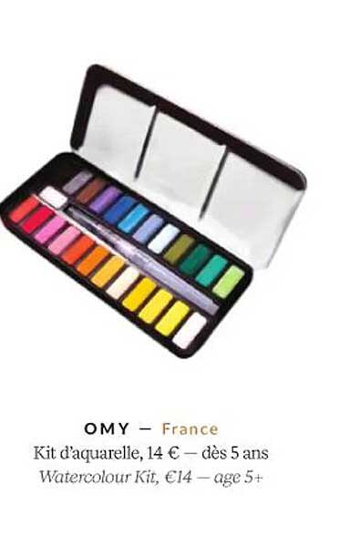 omy kit d'aquarelle
