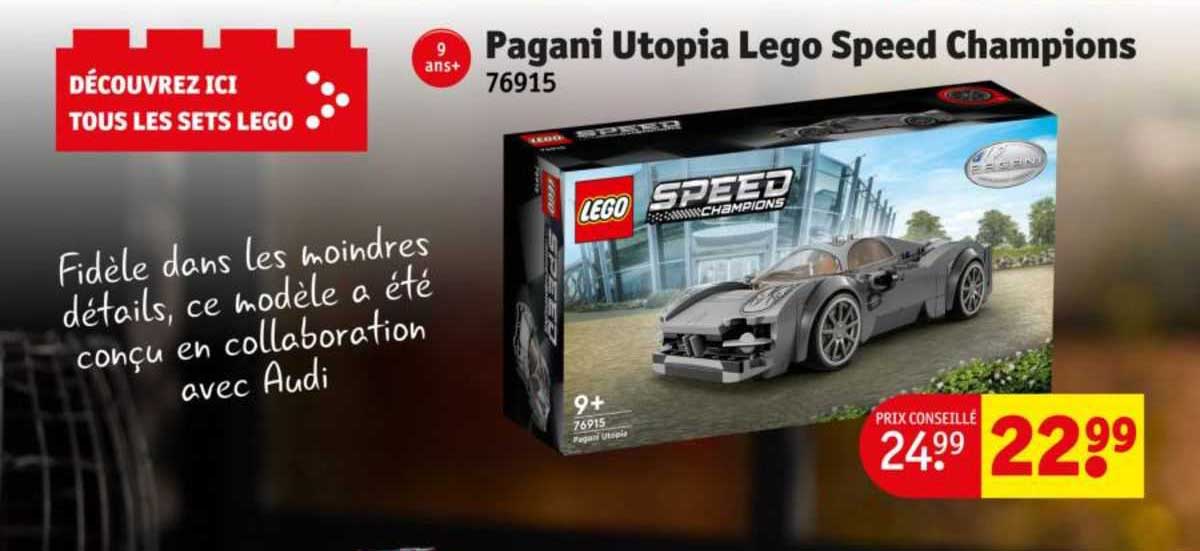 pagani utopia lego speed champions