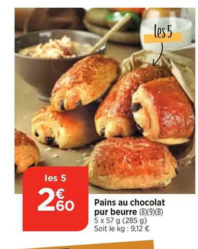 Pains Au Chocolat Pur Beurre