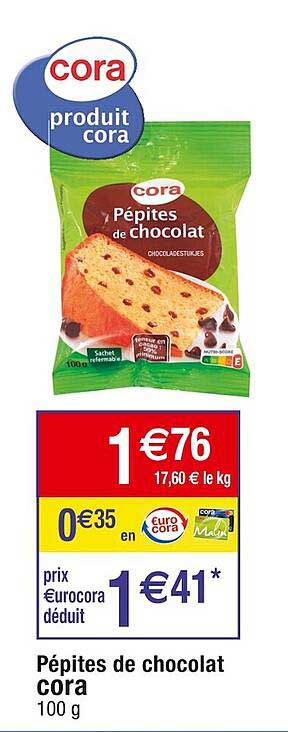 Pépites De Chocolat Cora