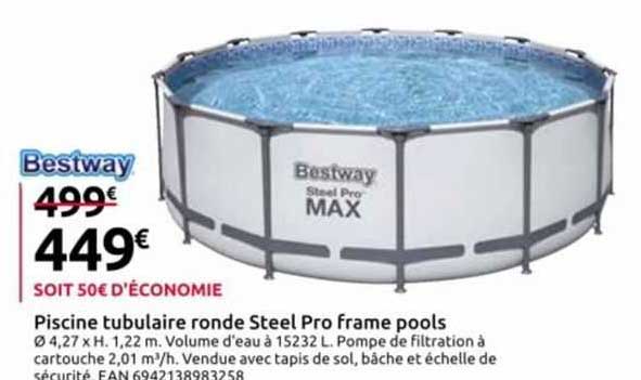 piscine tubulaire ronde steel pro frame pools