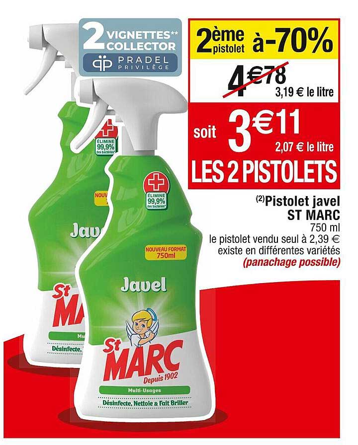 pistolet javel st marc