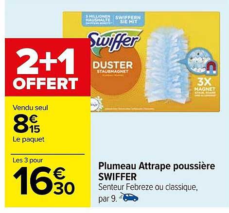 plumeau attrape poussière swiffer