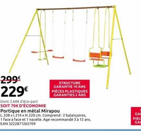 Portique En Métal Mirapou