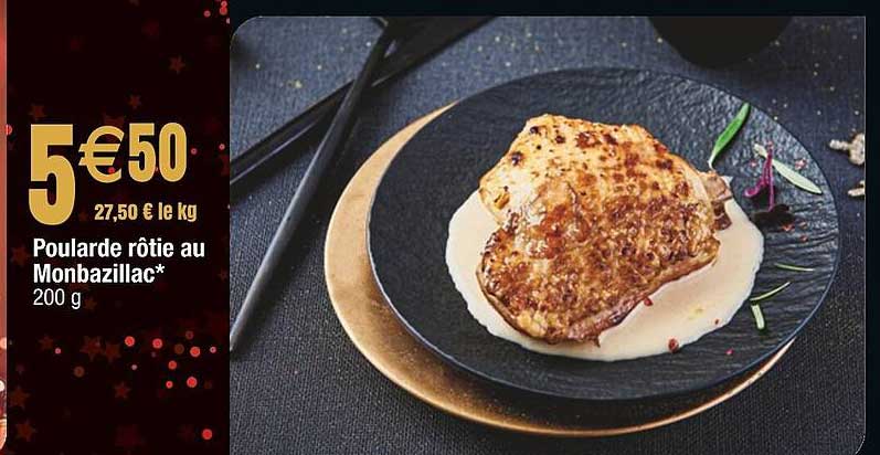 poularde rôtie au monbazillac