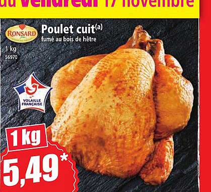 Poulet Cuit Ronsard