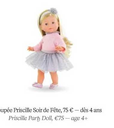 Poupée Priscille Soir De Fête