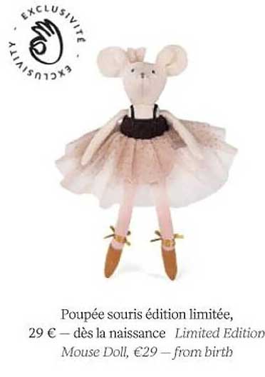 Poupée Souris édition Limitée