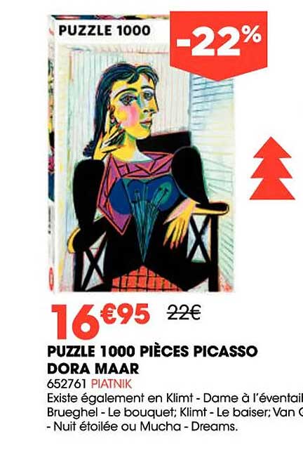 Puzzle 1000 Pièces Picasso Dora Maar Piatnik