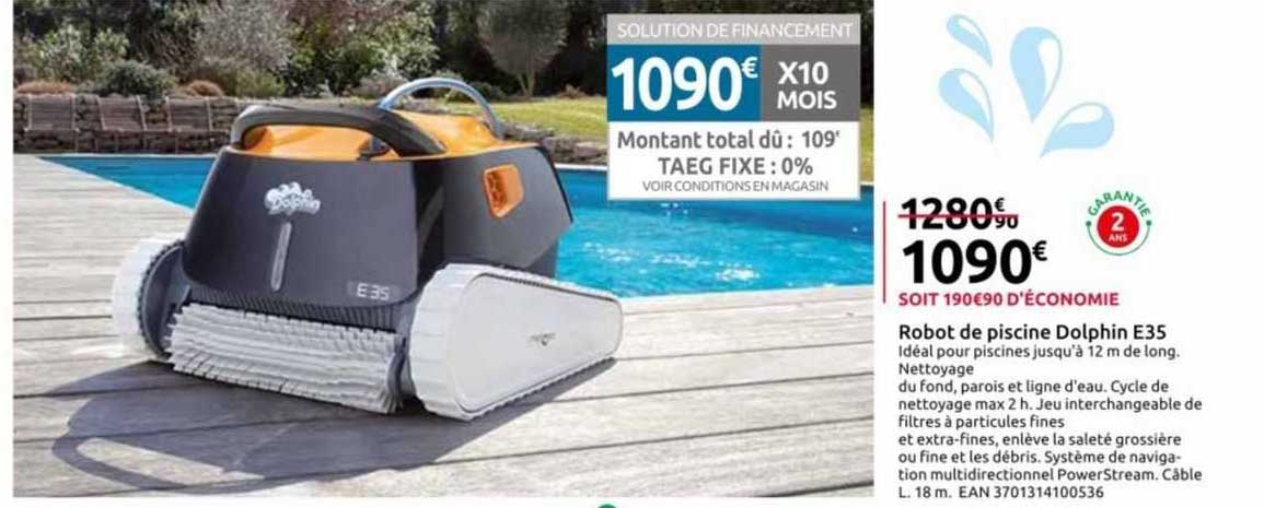 robot de piscine dolphin e35