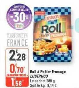 roll à poêler fromage lustucru