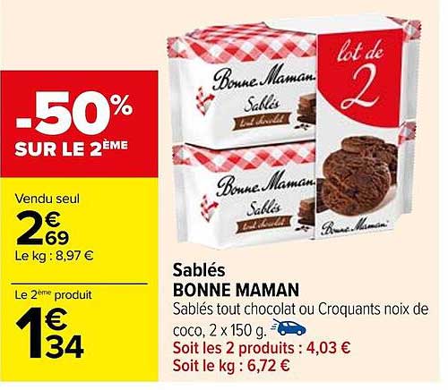 Sablés Bonne Maman